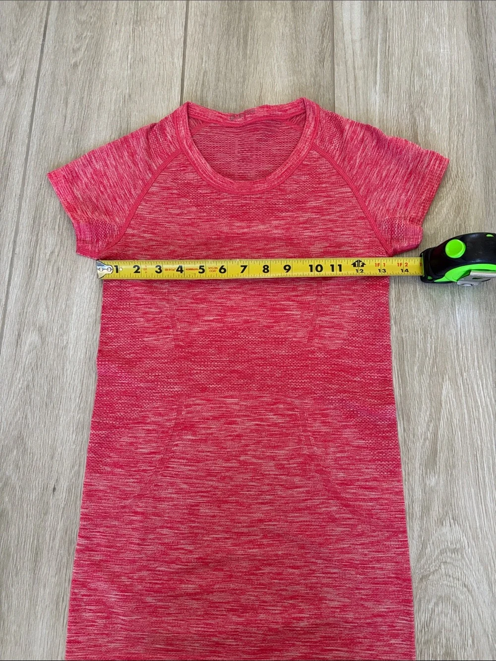 Lululemon Boom Juice Heathered Red/Pinkish Short Sleeve Swiftly T-Shirt Top
